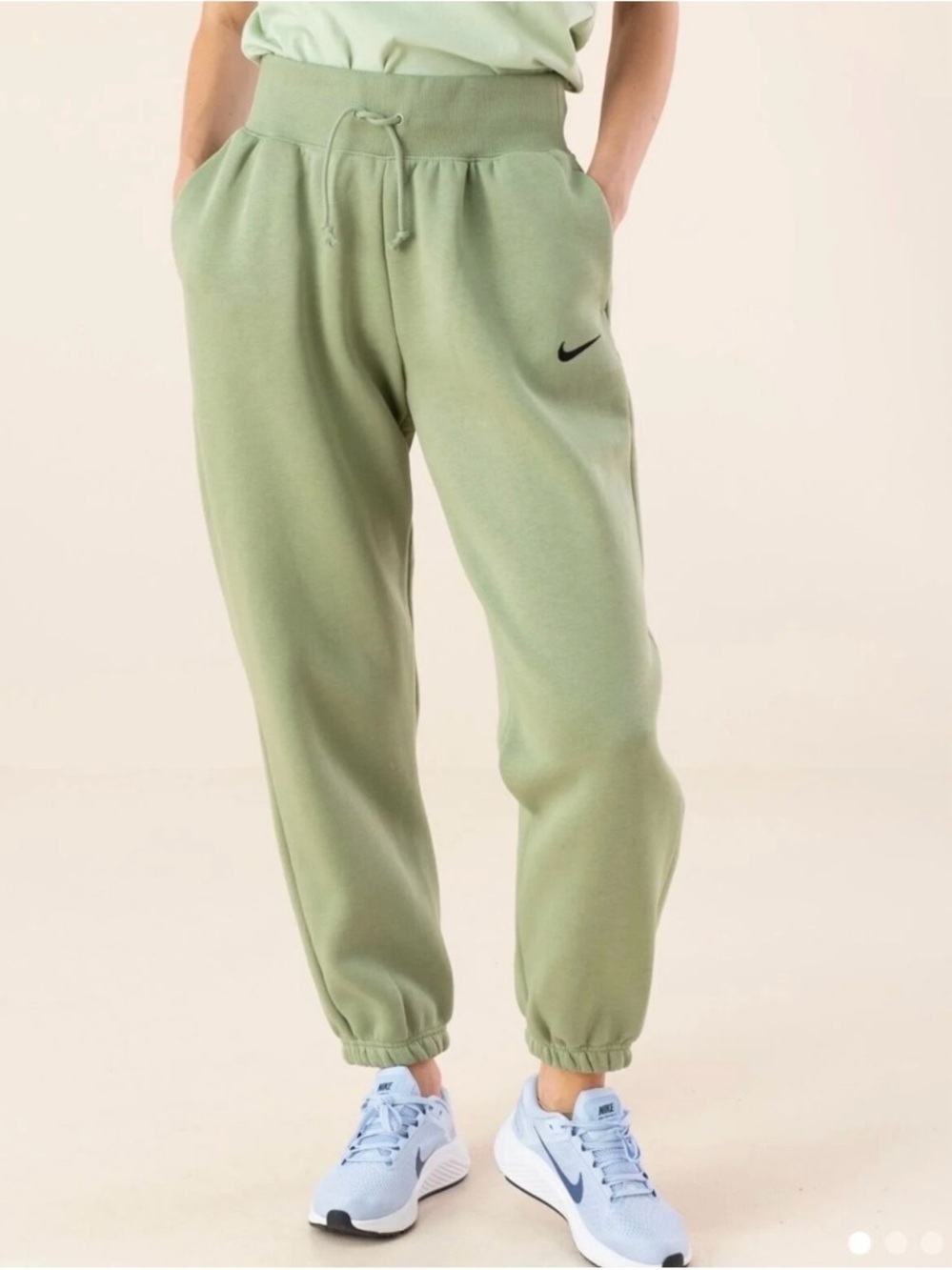 Nike Phoenix High-Waisted Oversized Fleece Joggers | Size XS